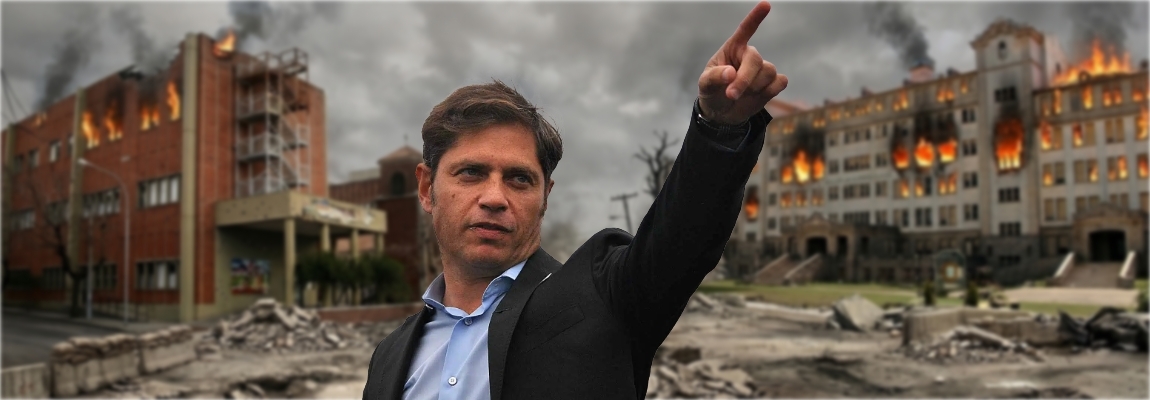 Kicillof y la viga en su ojo